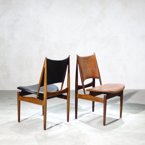 Finn Juhl Rosewood ‘Egyptian’ Chair for Niels Vodder